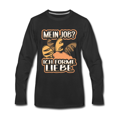 Backen Langarmshirt - Backen, Bäcker, Beckerin