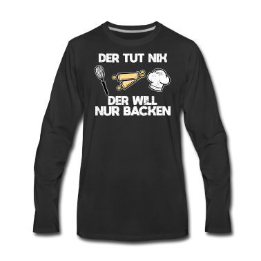 Backen Langarmshirt - Plätzchen backen Bäcker