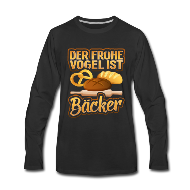 Backen Langarmshirt - Backen, Bäcker, Beckerin