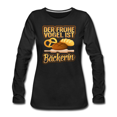 Backen Langarmshirt - Backen Bäcker Beckerin