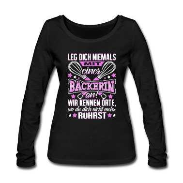 Backen Langarmshirt - Backen, Bäcker, Beckerin