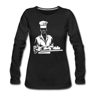Backen Langarmshirt - Bäcker