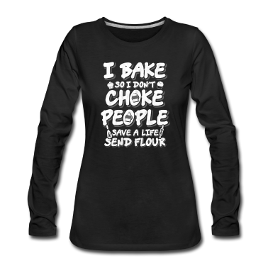 Backen Langarmshirt - Bäcker