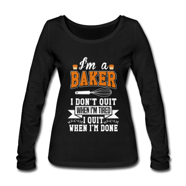 Backen Langarmshirt - Bäcker