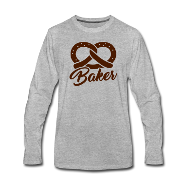 Backen Langarmshirt - Bäcker