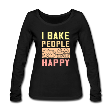 Backen Langarmshirt - Backen Bäcker Bäckerin