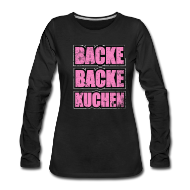 Backen Langarmshirt - Backe Backe Kuchen