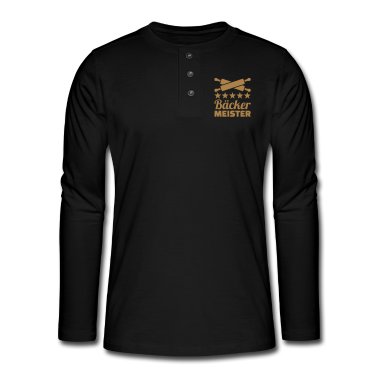 Backen Langarmshirt - Bäcker