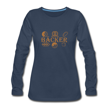 Backen Langarmshirt - Bäcker
