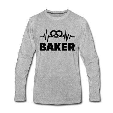 Backen Langarmshirt - Bäcker