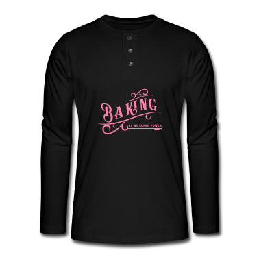 Backen Langarmshirt - Bäcker