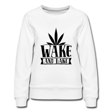 Backen Pullover - wake and bake backen bäckerei bäckerin weed gebäck