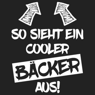 Motiv Bäcker Backen Lustig