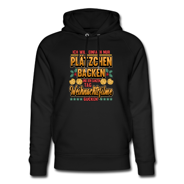 Backen Hoodie - Lustig Plätzchen Weihnachten Spruch Geschenk