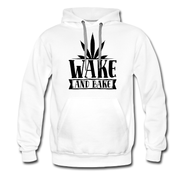 Backen Hoodie - wake and bake backen bäckerei bäckerin weed gebäck