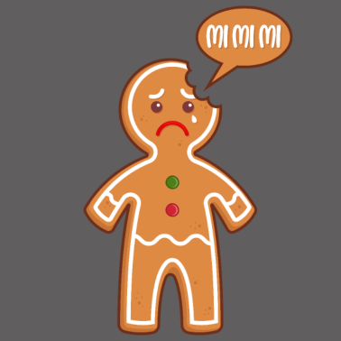 Motiv Lebkuchenmann Mimimi Mi Mi Mi Bäcker Gebäck Backen