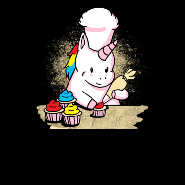 Motiv Einhorn Backen Cupcakes Geschenk