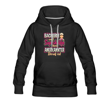 Backen Hoodie - Backen, Bäcker, Beckerin