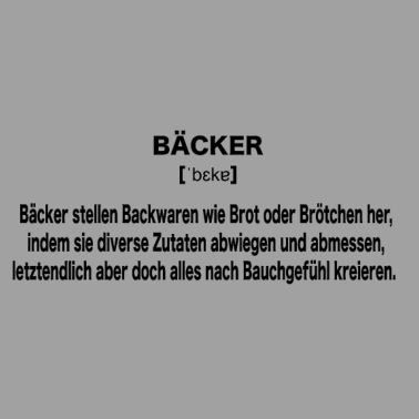 Motiv Bäcker