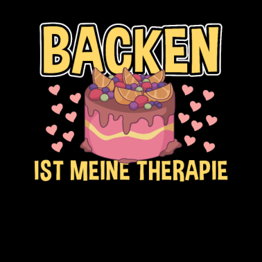 Motiv Bäcker Backen ist meine Therapie