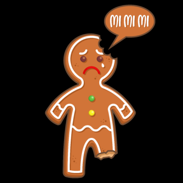 Motiv Lebkuchenmann Mimimi Mi Mi Mi Lustige Sprüche
