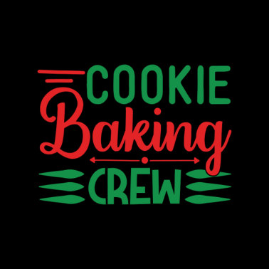 Motiv Weihnachten Cookie Backen Crew