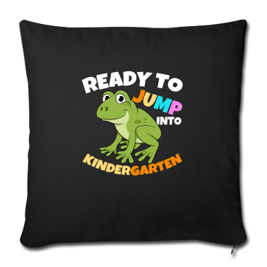 Backen Kissenbezug - First Day Frog Ready To Jump Into Kindergarten