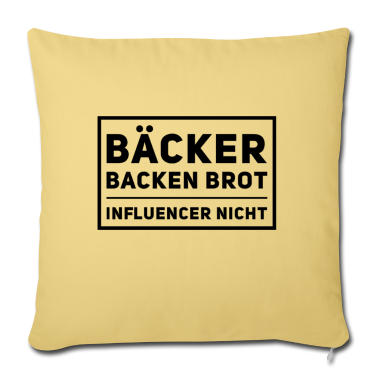 Backen Kissenbezug - Bäcker backen Brot, Bäcker