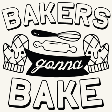 Motiv Bäcker gehen zum Backen