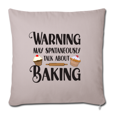 Backen Kissenbezug - Backen Bäcker Bäckerin