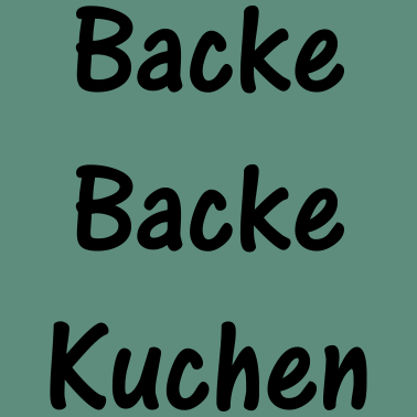 Motiv Backe Backe Kuchen
