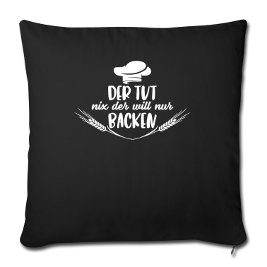 Backen Kissenbezug - Bäcker Plätzchen backen