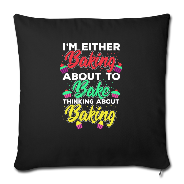 Backen Kissenbezug - Ich backe werde backen oder denke ans Backen