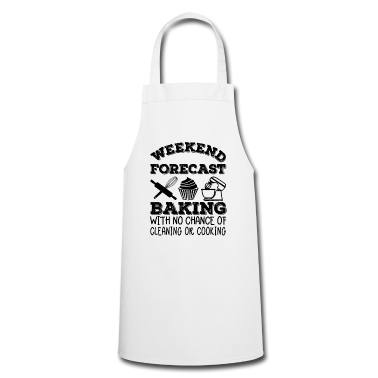 Backen Schürze - Weekend Forecast Baking with no chance of cleaning