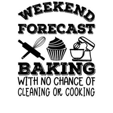 Motiv Weekend Forecast Baking with no chance of cleaning