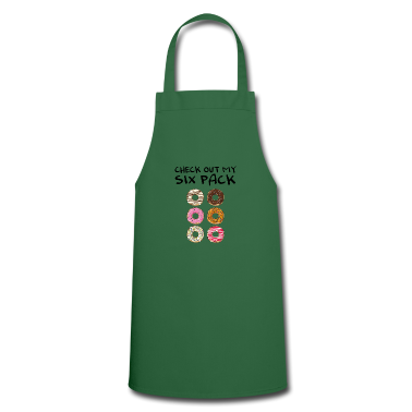 Backen Sch&uuml;rze - Check out my six pack Donut Shirt