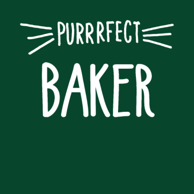 Motiv Bäcker-Geschenk Niedlicher perfekter Bäcker-Katzenliebhaberentwurf