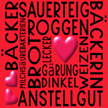 Motiv HOBBYBÄCKERIN SAUERTEIG FÜTTERN BROT BACKEN TEIG