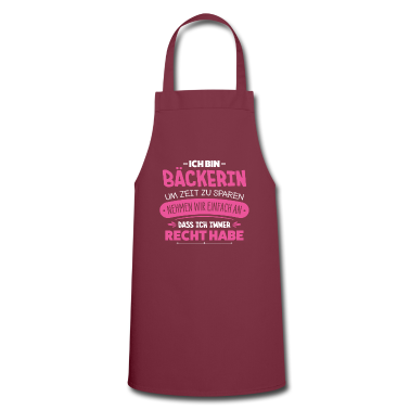 Backen Sch&uuml;rze - Bäckerin Backen