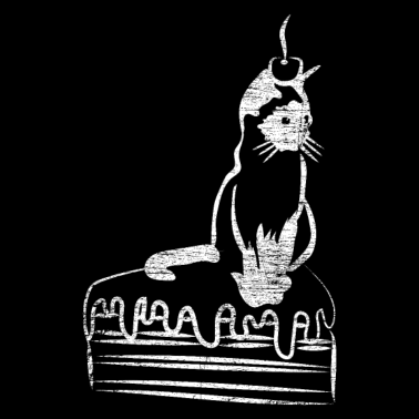 Motiv Schwarzwälder Kirschtorte Katze