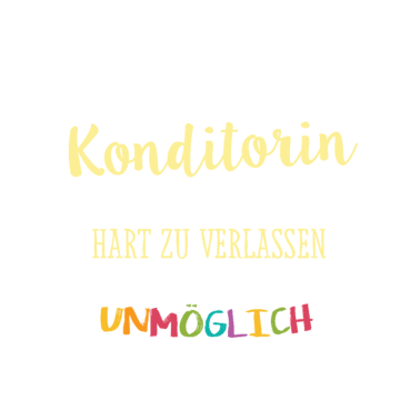 Motiv Großartige Konditorin Spruch Abschied Geschenk