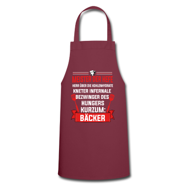 Backen Sch&uuml;rze - Bäcker Spruch Geschenk