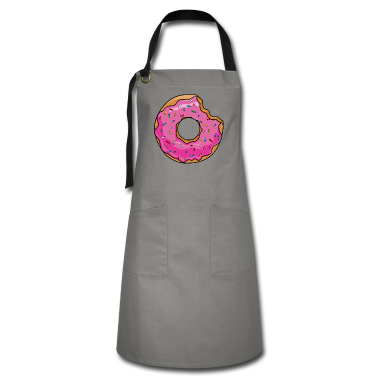 Backen Sch&uuml;rze - Donut mit Biss