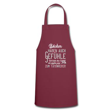 Backen Sch&uuml;rze - Bäcker Tattoo Tattoo Tätowiert Bäcker Backen Bäc