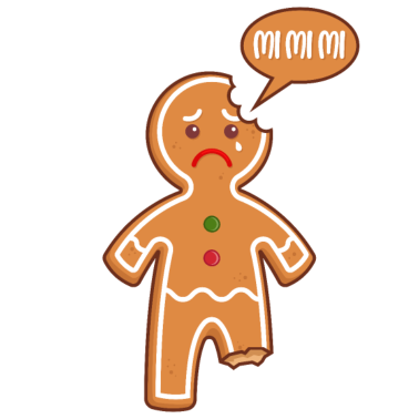 Motiv Lebkuchenmann Mi Mi Mi Mimimi Lustige Sprüche