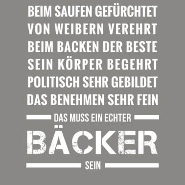 Motiv Bäcker, Backen Shirt