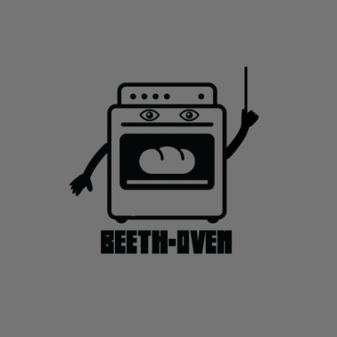 Motiv Beeth Ofen schwarzes Geschenk