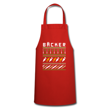 Backen Sch&uuml;rze - Weihnachtsgeschenk Bäcker Bäckerei Gebäck Backen