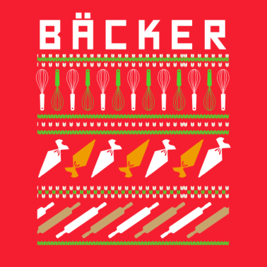 Motiv Weihnachtsgeschenk Bäcker Bäckerei Gebäck Backen