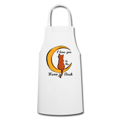 Backen Sch&uuml;rze - To The Meow And Back | Katzen Wortspiel Geschenk